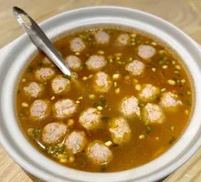 Boiled Meatball Soup