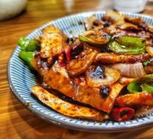 Fried Pork with Tofu Skin