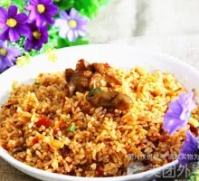 Fatty Intestine Beef Egg Fried Rice