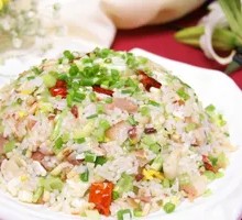 Fried Rice with Preserved Pork