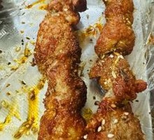 Lamb Skewers on Red Willow Branches