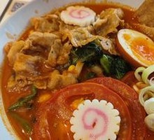 Tomato Beef Udon Noodles
