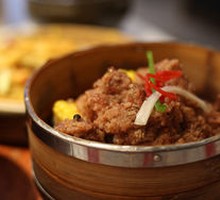 Mianyang Lotus-Scented Steamed Pork with Rice Flour