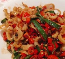 Stir-Fried Squid Strips