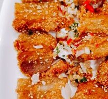 Crispy Steamed Pork with Rice Flour
