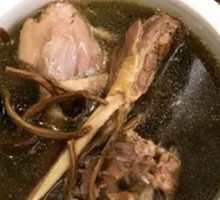 Duck Soup with Tea Tree Mushrooms