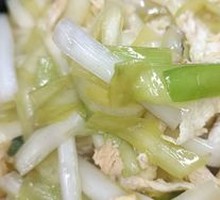 Scallion omelette