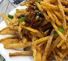 Dry-Fried Lotus Root Strips