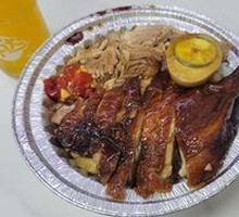 Roast Goose and Pig Trotter Rice Combo