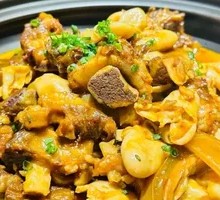 Braised Beef Short Ribs with Catfish Belly