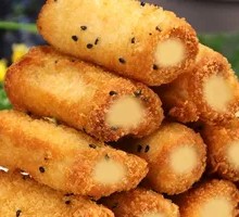 Crispy Fried Double-Layer Milk Custard