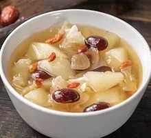 Red Date, Silver Ear Mushroom, and Pear Soup