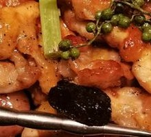 Black Truffle Pan-Seared Free-Range Chicken
