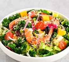 Quinoa Mango Shrimp Salad