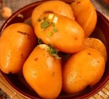 Braised Taro in Brown Sauce