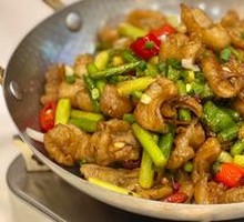 Spicy Pork Intestines Stir-fry