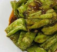 Braised Green Pepper with Tiger Stripes