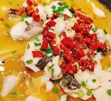 Golden Sour Fish in Clay Pot