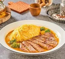 Filet Mignon Curry Omelette Rice