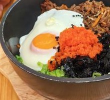 Korean Beef and Fish Roe Rice Bowl