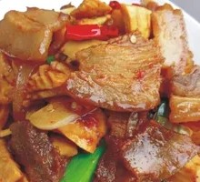 Fried Pork with Tofu Skin