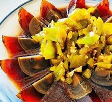 Mashed Pepper and Century Egg Salad