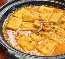 Garlic Ham Braised Tofu