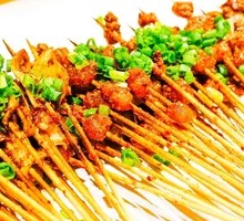 Stir-Fried Frog and Shrimp in Oil