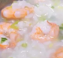 Fresh Shrimp Seafood Congee
