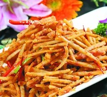 Dry-Fried Lotus Root Strips