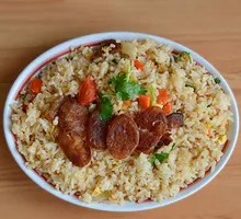 Egg and Sausage Fried Rice