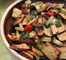 Fried Tofu with Shredded Pork