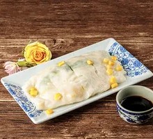 Egg and Mushroom Rice Noodle Roll