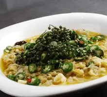 Green Pepper Beef Tripe