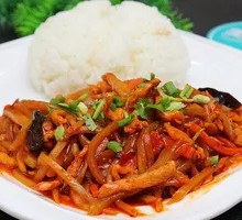 Fish-Flavored Shredded Pork Rice Bowl
