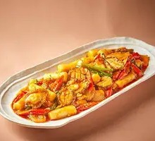 Salted Egg Yolk Spicy Stir-fried Abalone