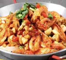 Iron Pot Frog and Shrimp