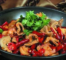 Spicy Pork Intestines Stir-fry