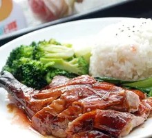 Pork Trotter and Roast Goose Rice