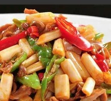 Pickled Lotus Root and Pig Stomach Rice