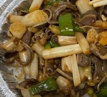 Stir-Fried Chicken Offal Rice