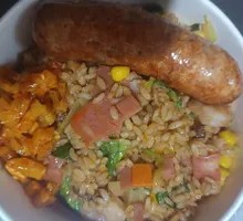 Ham and Corn Fried Rice