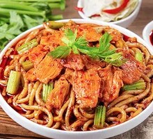 Chicken Fried Rice Noodles