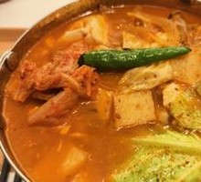 Spicy Beef Hot Pot with Kimchi