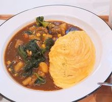 Beef Curry Omelette Rice