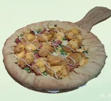 Salted Egg Yolk Pizza