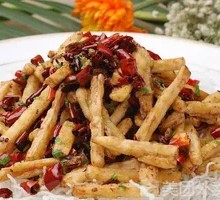 Dry-Fried Sesame Lotus Root Strips