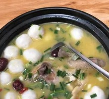 Hanging Pot Fish Head and Fish Balls
