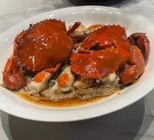 Hua Diao Pork Patty Steamed Soft-Shell Crab