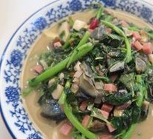 Century Egg Amaranth Salad